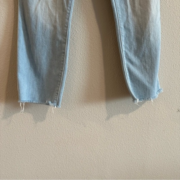 L'AGENCE High Rise Blue Jeans Classic Straight Fit - Picture 4 of 9